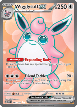 Wigglytuff ex from 151 #187