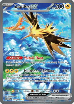 Zapdos ex from 151 #202