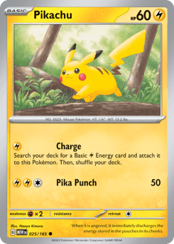 Pikachu from 151 #25