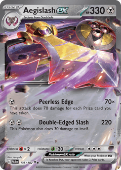 Aegislash ex from Paradox Rift #135