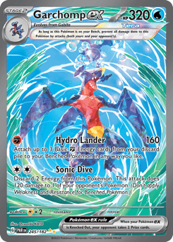 Garchomp ex from Paradox Rift #245