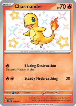 Charmander from Paldean Fates #109