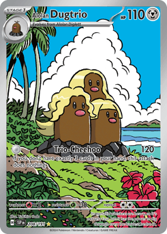 Alolan Dugtrio from Surging Sparks #208