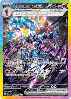 Ceruledge ex from Prismatic Evolutions #147