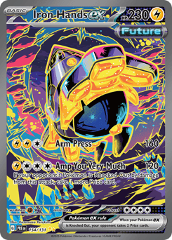 Iron Hands ex from Prismatic Evolutions #154