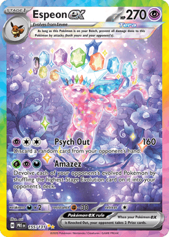 Espeon ex from Prismatic Evolutions #155