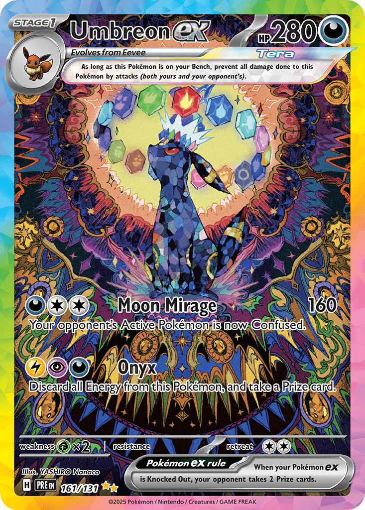 Umbreon ex from Prismatic Evolutions