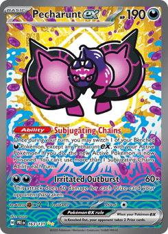 Pecharunt ex from Prismatic Evolutions #163