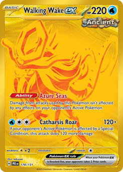 Walking Wake ex from Prismatic Evolutions #178