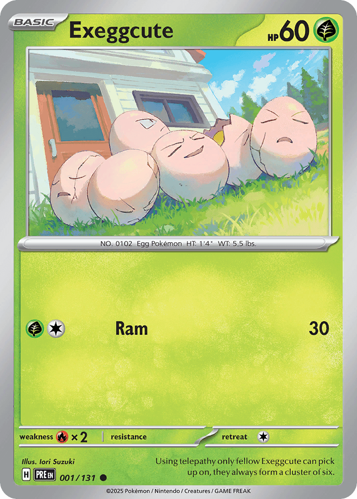 Exeggcute from Prismatic Evolutions