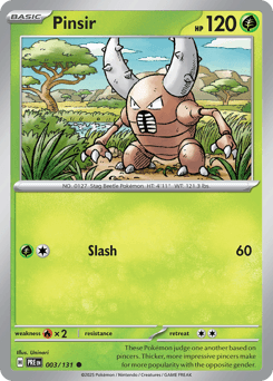 Pinsir from Prismatic Evolutions