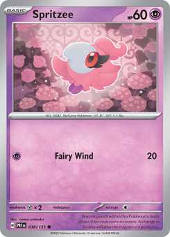 Spritzee from Prismatic Evolutions #38