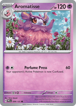 Aromatisse from Prismatic Evolutions #39