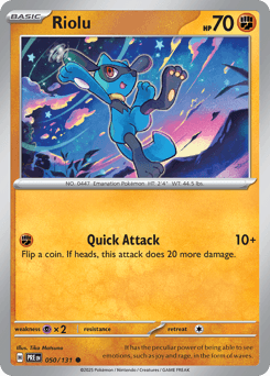 Riolu from Prismatic Evolutions #50
