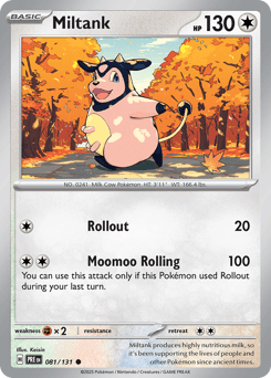 Miltank from Prismatic Evolutions #81