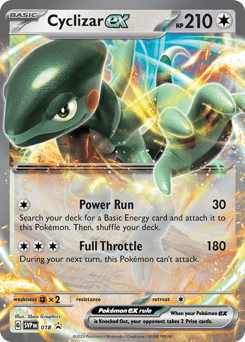 Cyclizar ex from Scarlet & Violet Black Star Promos #18
