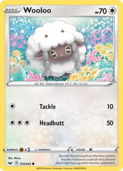 Wooloo from Sword & Shield #153