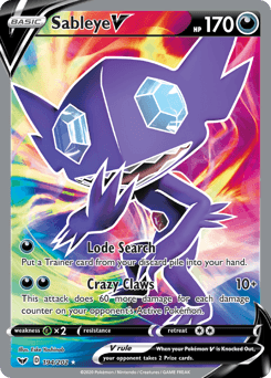Sableye V from Sword & Shield #194