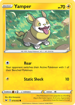 Yamper from Sword & Shield #73