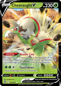 Chesnaught V from Silver Tempest #15
