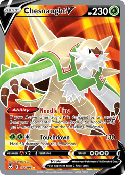 Chesnaught V from Silver Tempest #171
