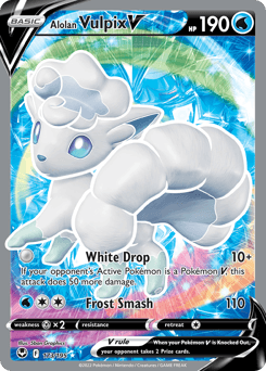 Alolan Vulpix V from Silver Tempest #173