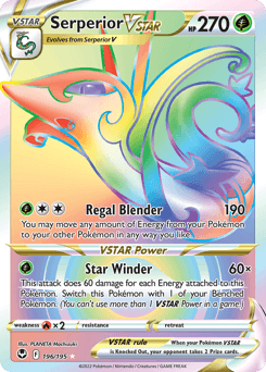 Serperior VSTAR from Silver Tempest #196