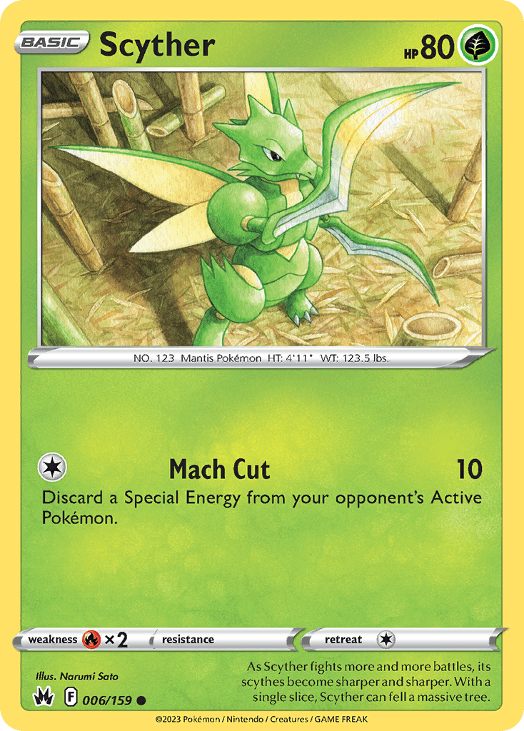 Scyther from Crown Zenith