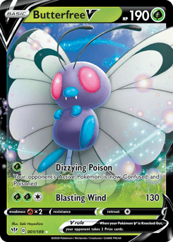Butterfree V from Darkness Ablaze