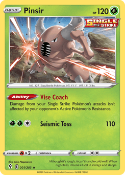 Pinsir from Evolving Skies