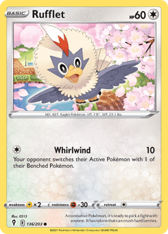 Rufflet from Evolving Skies #136