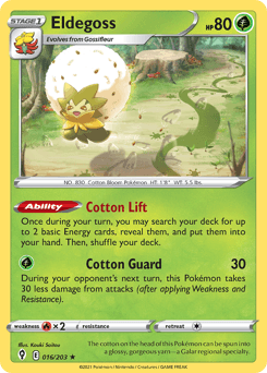 Eldegoss from Evolving Skies #16