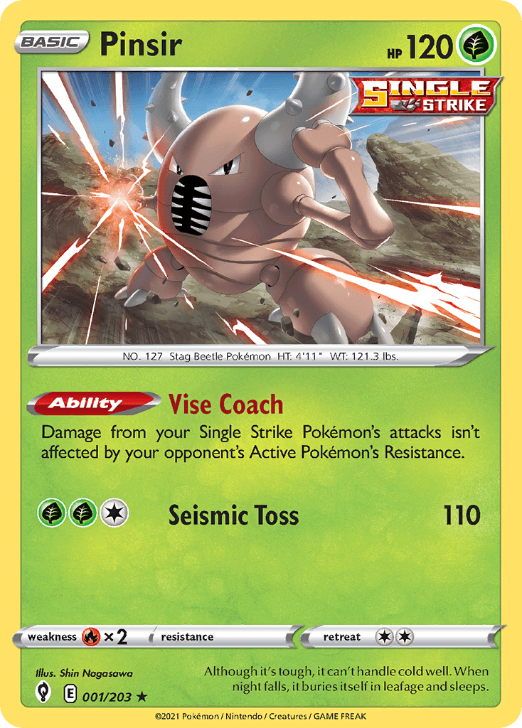 Pinsir from Evolving Skies