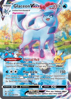 Glaceon VMAX from Evolving Skies #209