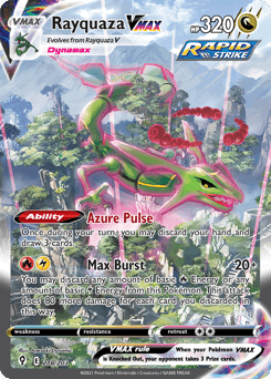 Rayquaza VMAX from Evolving Skies #218