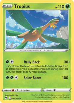 Tropius from Evolving Skies