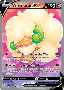 Whimsicott V from Brilliant Stars #160