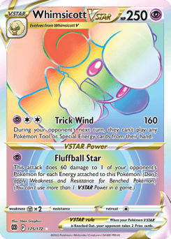 Whimsicott VSTAR from Brilliant Stars #175