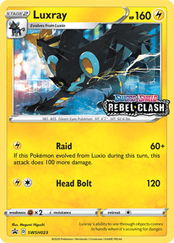 Luxray from SWSH Black Star Promos #SWSH023
