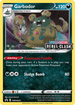 Garbodor from SWSH Black Star Promos #SWSH025