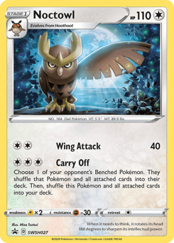 Noctowl from SWSH Black Star Promos #SWSH027