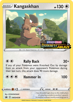 Kangaskhan from SWSH Black Star Promos #SWSH038
