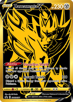 Zamazenta V from SWSH Black Star Promos #SWSH077