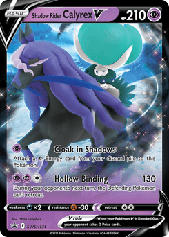 Shadow Rider Calyrex V from SWSH Black Star Promos #SWSH131