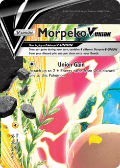 Morpeko V-UNION from SWSH Black Star Promos #SWSH215