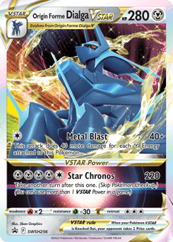 Origin Forme Dialga VSTAR from SWSH Black Star Promos #SWSH256