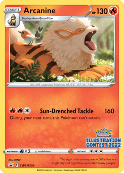 Arcanine from SWSH Black Star Promos #SWSH304