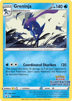 Greninja from SWSH Black Star Promos #SWSH305