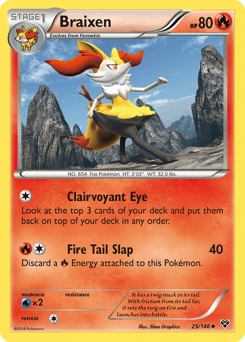 Braixen from XY #25