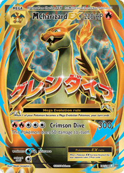 M Charizard-EX from Evolutions #101